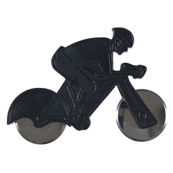 Intesi Kolarz černý kovový ostrý cyklistický nůž na pizzu