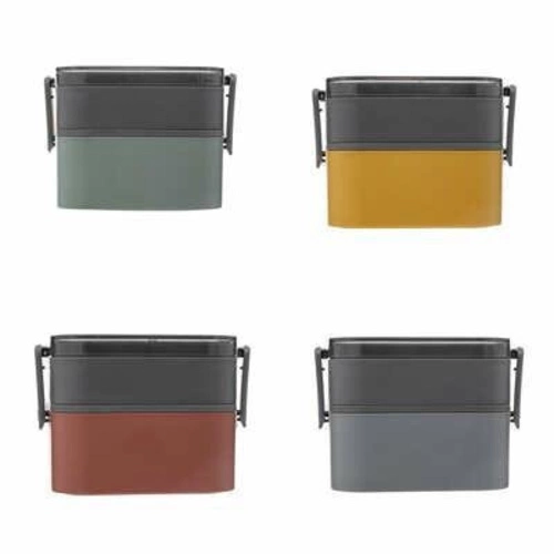 Lunchbox 5five Simply Smart žlutý 1,5 l s přihrádkami, těsný, vhodný do mikrovlnky