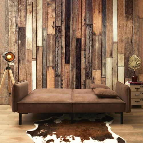 Rozkládací pohovka Canif hnědá