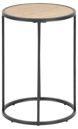 Konferenční stolek Seaford kulatý dubový 40 cm moderní do obýváku Actona