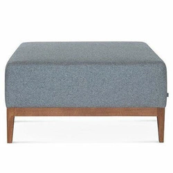 Modulární taburet Snug FAMEG čtvercový 80x80 cm přírodní kůže buk do obýváku