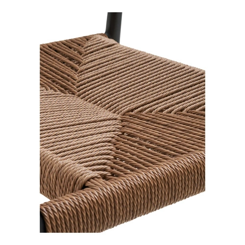 Židle Canari z technoratanu, otočná s podloketníky do jídelny