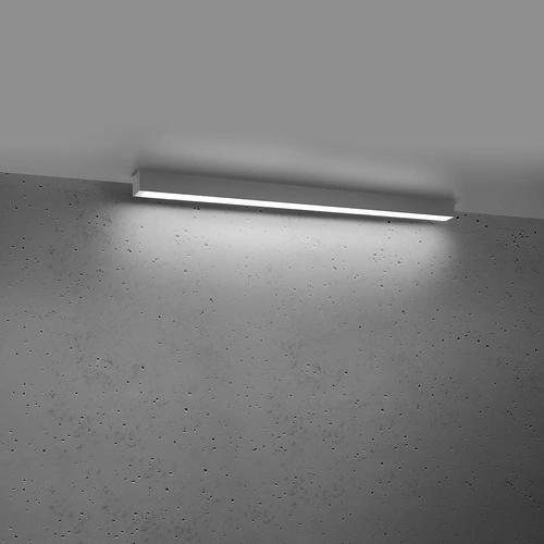 Stropní LED svítidlo Pinne 90 šedé moderní do obýváku, kuchyně nebo chodby