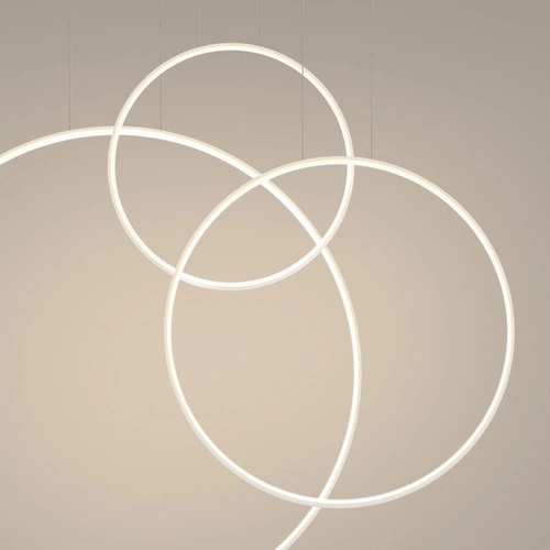 Závěsné LED svítidlo RIO 3 bílé moderní nad jídelní stůl a do obývacího pokoje Thoro