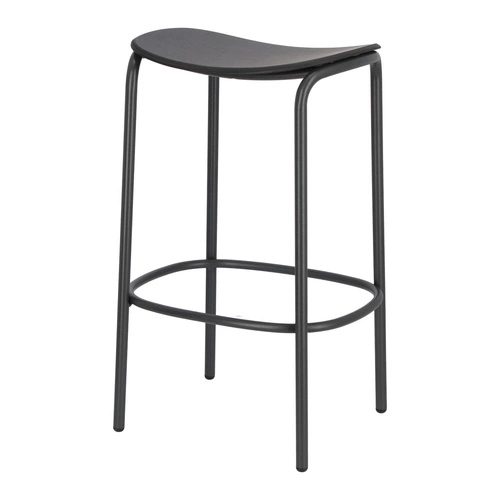 Moderní černá dřevěná barová židle Trick do kuchyně a jídelny 65 cm SCAB Design