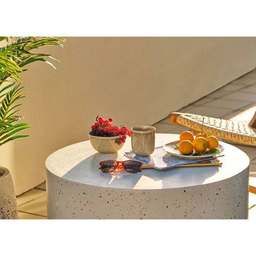 Viola sada 4 keramických jídelních talířů 21 cm béžová do jídelny