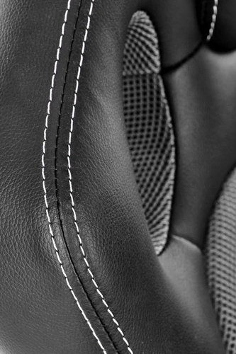 Ergonomická kancelářská židle Kelber moderní černo-šedá otočná s nastavením Intesi