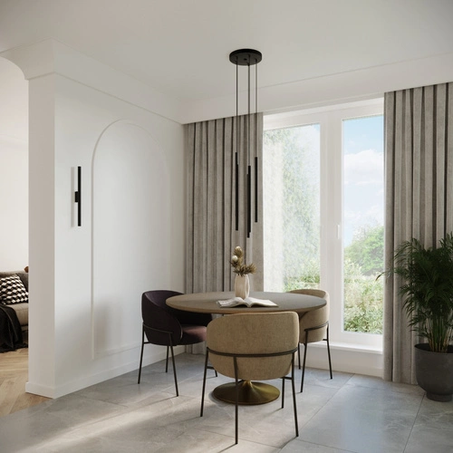 Moderní černé nástěnné svítidlo Pastelo 2 kovové do obýváku a ložnice svítí nahoru i dolů