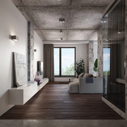 Nástěnné svítidlo QUAD MAXI černé moderní hliníkové do obýváku a ložnice Sollux