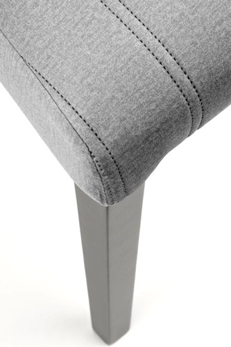 Čalouněná židle Arizona šedá do jídelny a obýváku moderní dřevěná s opěrkou Intesi