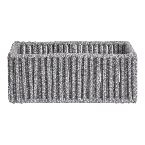 House Nordic Arese dekorativní boho koš šedý sada 3 ks na uložení