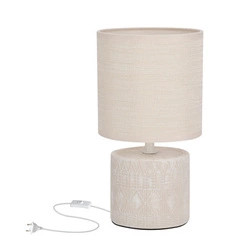 Dina stolní lampa skříňová lampa 1x40W E14 béžová