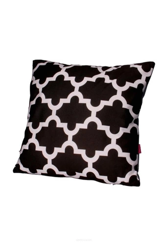 Sametový dekorativní polštář Glam black 40x40 cm antialergický do obýváku Intesi