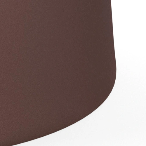 Konferenční stolek Ferrol kulatý mramorový hnědý 80 cm do obýváku