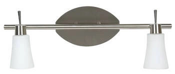Stropní svítidlo Kroton 2x40W G9 nikl matný/bílý
