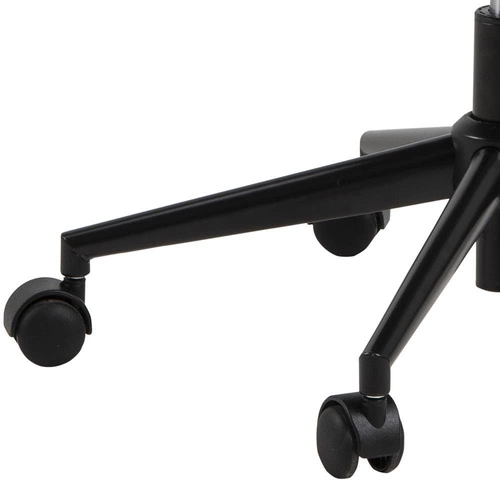 Ergonomická otočná kancelářská židle Nora Vintage hnědá ekokůže s područky k pracovnímu stolu