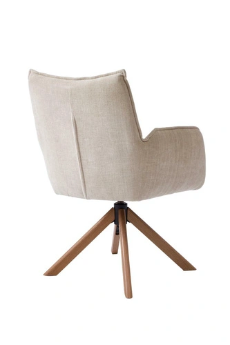 Jídelní čalouněná otočná židle Marilla s područkami