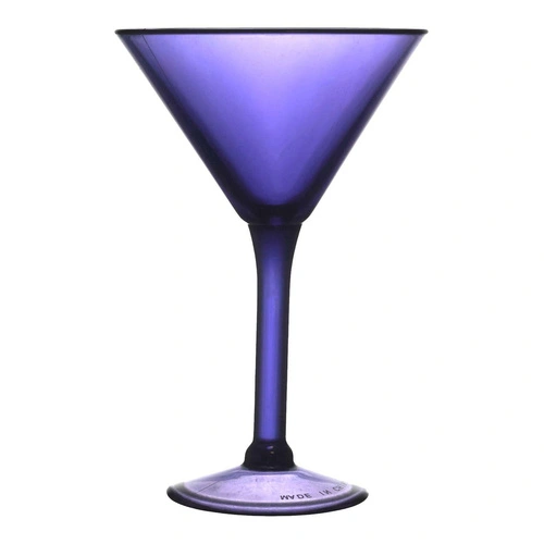 Intesi Sky koktejlová sklenice z plastu fialová 240ml moderní na drinky