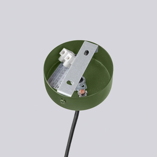 Moderní lustr HALO 6 olivový do obýváku a jídelny kovové stropní svítidlo