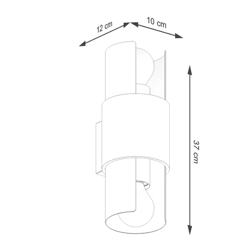 Nástěnné svítidlo FLASH 2 bílé moderní ocelové nastavitelné do obývacího pokoje a ložnice SOLLUX