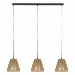 Trojitá závěsná lampa Giada přírodní
