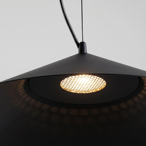 Závěsné LED svítidlo FINT černé do obývacího pokoje nastavitelné moderní