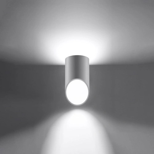 Nástěnné svítidlo Penne 20 cm bílé moderní hliníkové do obýváku a ložnice Sollux Lighting