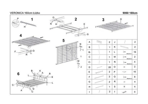 Postel do ložnice Vera 160x200 dřevěná moderní antická třešeň černá