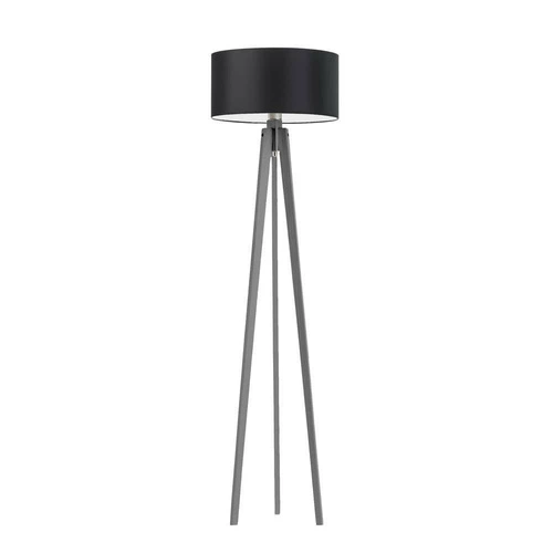 Podlahová lampa Miami stínidlo zelené stojan popelavý