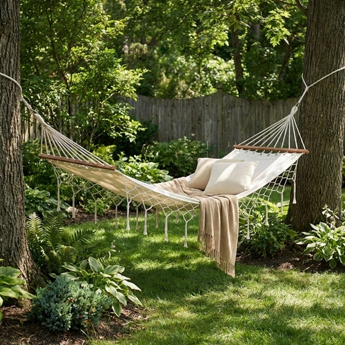 Houpací síť Edessa bílá