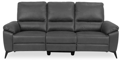 Moderní šedá třímístná pohovka s nastavitelným opěradlem do obýváku Actona Barry fabric