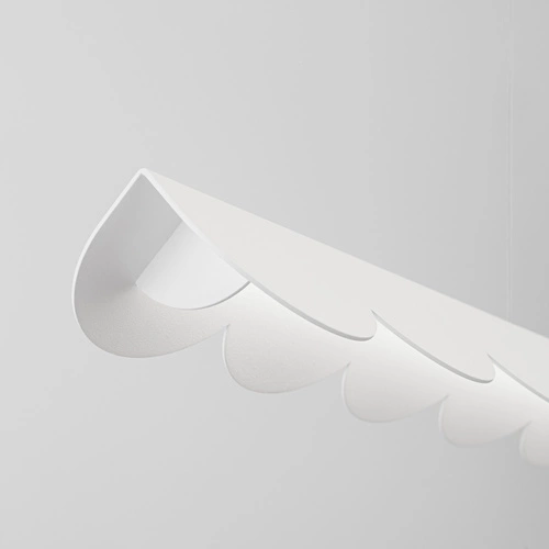 LED stropní svítidlo BISCUIT bílé moderní s nastavitelnou výškou do obýváku a jídelny