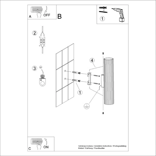Nástěnné svítidlo KARBON 30 černé moderní hliníkové s otočným stínidlem do obýváku a ložnice