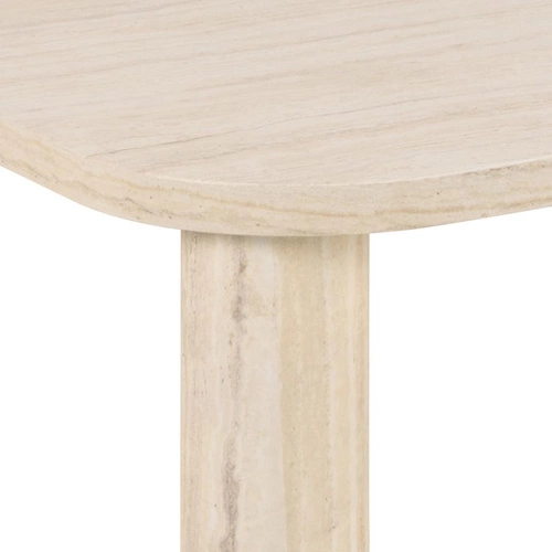 Obdélníkový konferenční stolek Solano 100x75 cm travertin moderní glamour do obývacího pokoje Actona