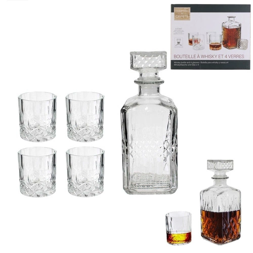 Sada na whisky Verre karafa a 4 sklenice
