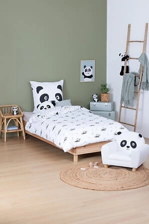 Atmosphera dětské bavlněné povlečení Panda 140x200 do dětského pokoje