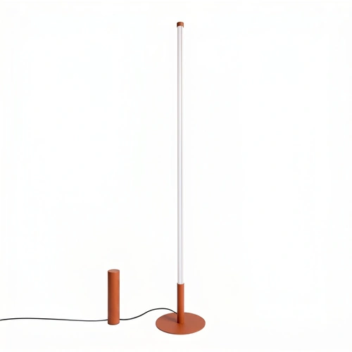 Stojací lampa do obývacího pokoje TRANG moderní LED terakota 150 cm