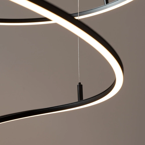 Lustr BJORN černá LED 3000K