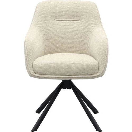 Otočná jídelní židle Avola čalouněná s područkami