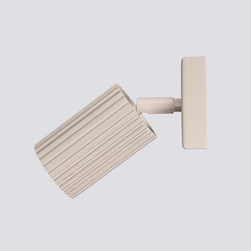 Nástěnné svítidlo KARBON taupe moderní hliníkové do obýváku a chodby SOLLUX