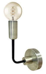 Nástěnné svítidlo Saga patina+matná černá 1x40W E14