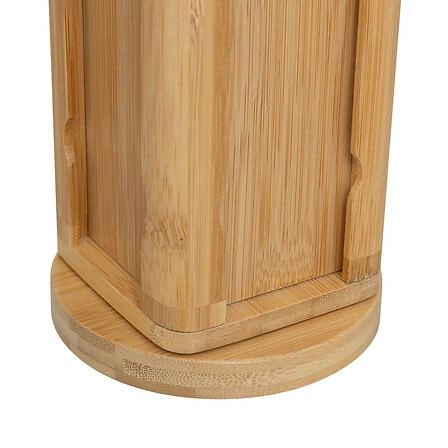 Otočný bambusový stojan na kapsle