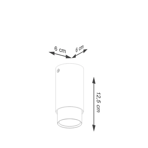 Stropní svítidlo NERO 12,5 černé zlaté moderní do obývacího pokoje a ložnice SOLLUX