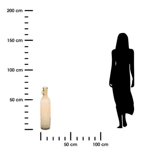 Váza Yana růžová výš. 75 cm