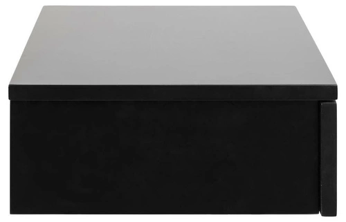 Závěsný noční stolek Avignon černý 37 cm, moderní styl, elegantní design, Actona