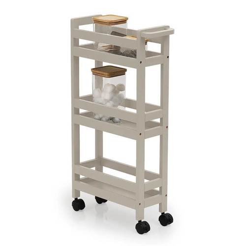 Vozeček na kolečkách Colors 3-úrovňový béžový