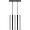 Závěsné svítidlo Pastelo 5 černé moderní do obýváku a nad stůl Sollux Lighting