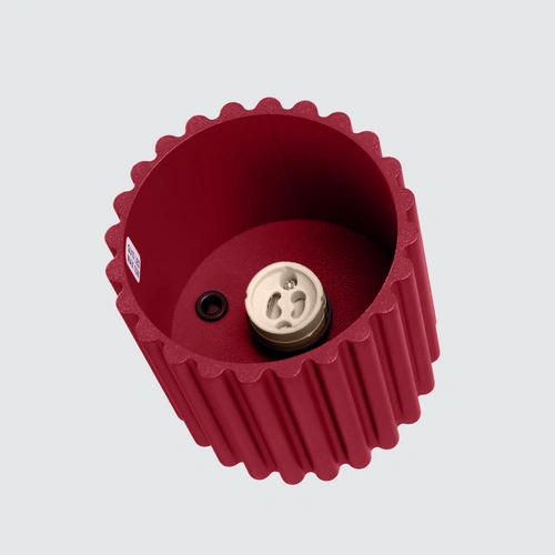 Stropní svítidlo AURA 1 burgund moderní kulaté do obýváku kuchyně a ložnice