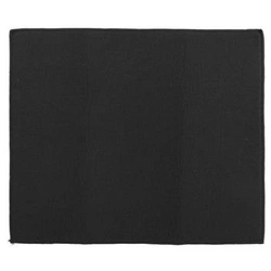 Intesi černá mikrovláknová odkapávací podložka na nádobí na kuchyňskou linku 48x40 cm moderní