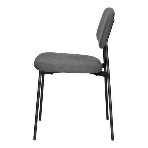 Čalouněná židle Esther tmavě šedá Intesi do jídelny a obývacího pokoje v moderním stylu